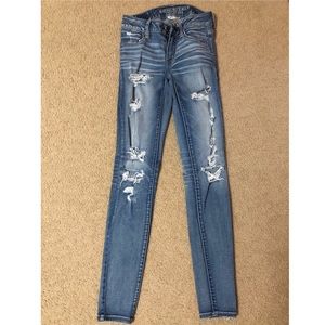 American eagle 2 super stretch regular jeans
